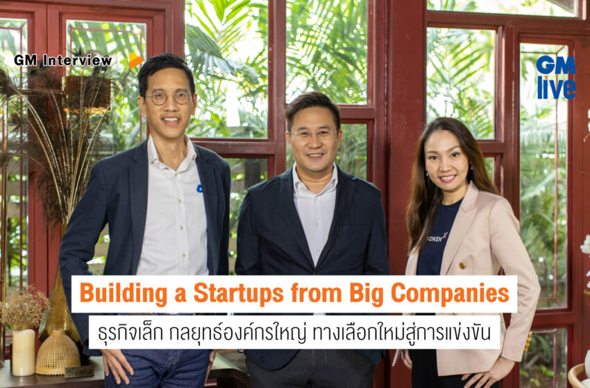  Building a Startups from Big Companies: ธุรกิจเล็ก กลยุทธ์องค์กรใหญ่ ทางเลือกใหม่สู่การแข่งขัน