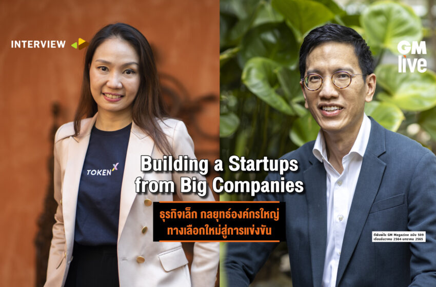  Building a Startups from Big Companies: ธุรกิจเล็ก กลยุทธ์องค์กรใหญ่ ทางเลือกใหม่สู่การแข่งขัน