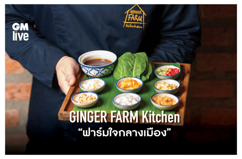  GINGER FARM Kitchen “ฟาร์มใจกลางเมือง” พร้อมเสิร์ฟอาหารพื้นบ้านทางเหนือและอาหารไทยทวิสต์