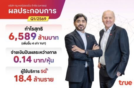 ทรู คอร์ปอเรชั่น กับกำไร 5 ไตรมาสติด: เมื่อคุณภาพโครงข่ายสะท้อนผ่านตัวเลขปันผล