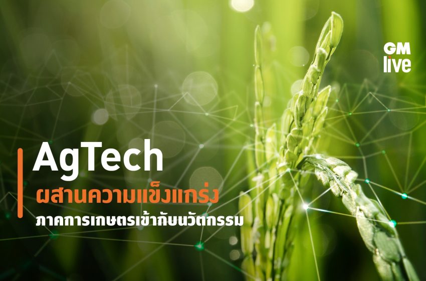  AgTech ผสานความแข็งแกร่งภาคการเกษตรเข้ากับนวัตกรรม