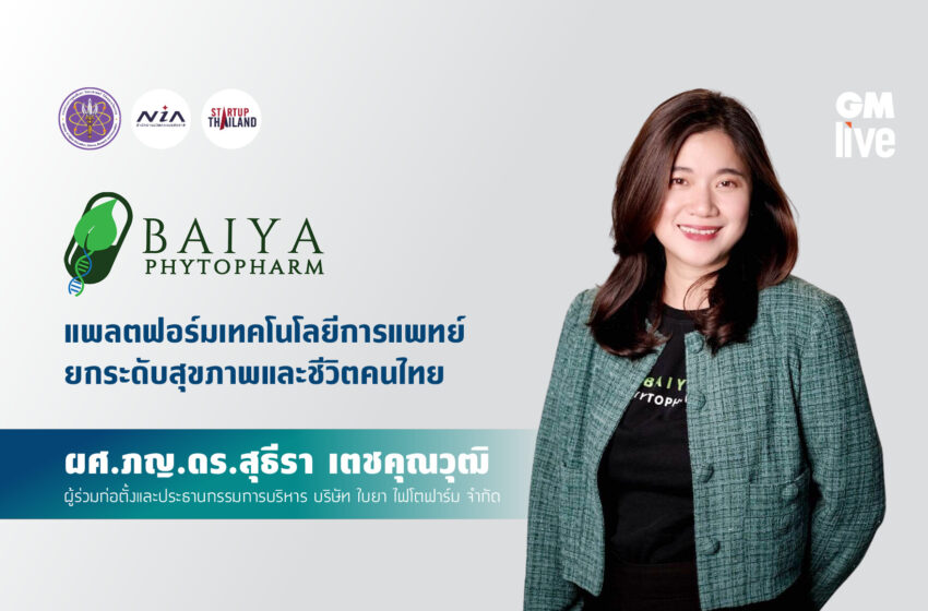  Baiya แพลตฟอร์มเทคโนโลยีการแพทย์ ยกระดับสุขภาพและชีวิตคนไทย