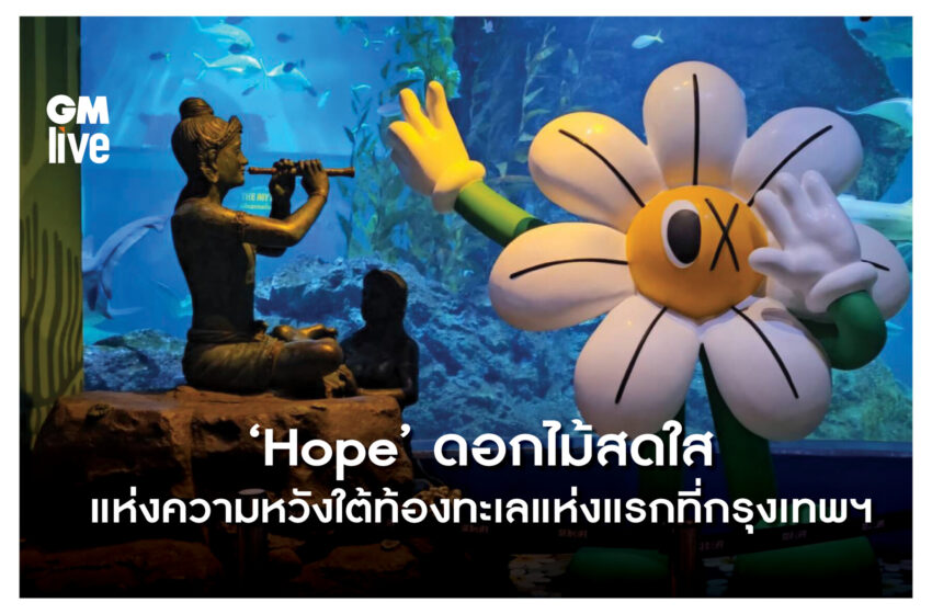  ‘Hope’ ดอกไม้สดใสแห่งความหวังใต้ท้องทะเลแห่งแรกที่กรุงเทพฯ