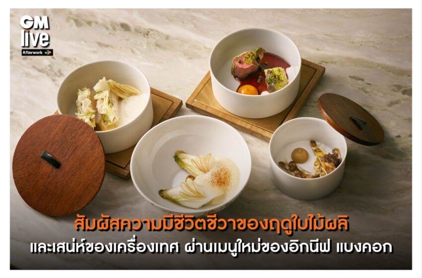  ‘สัมผัสความมีชีวิตชีวาของฤดูใบไม้ผลิ และเสน่ห์ของเครื่องเทศ ผ่านเมนูใหม่ของอิกนีฟ แบงคอก’
